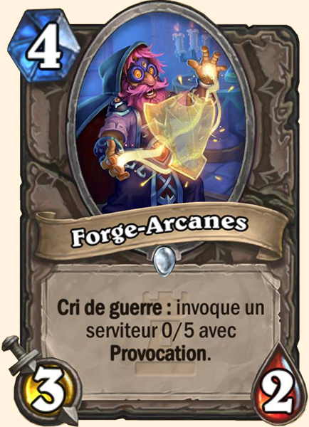 Forge-Arcanes carte Hearthstone