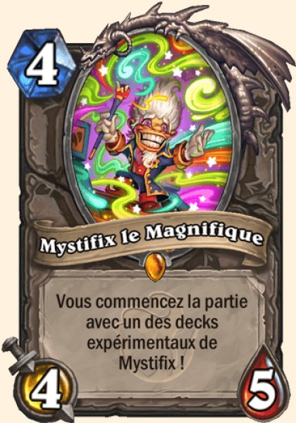Mystifix le Magnifique carte Hearthstone