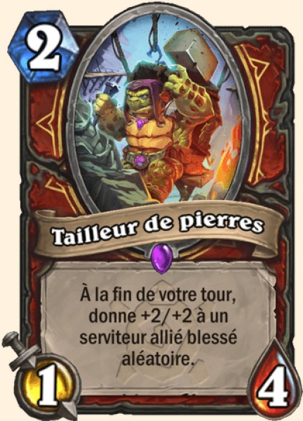 Tailleur de pierres carte Hearhstone