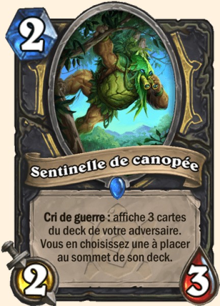 Sentinelle de canopee carte Hearhstone