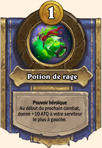 Putricide pouvoir héroïque Hearthstone