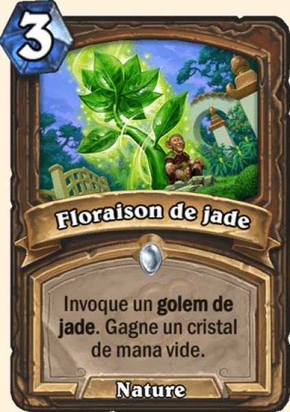 Floraison de jade carte Hearthstone