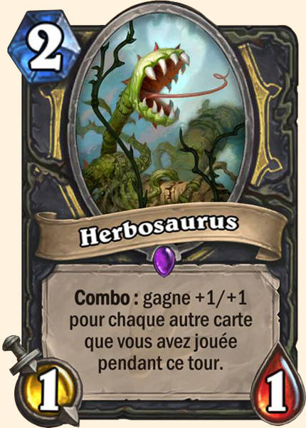 Herbosaurus carte Hearthstone