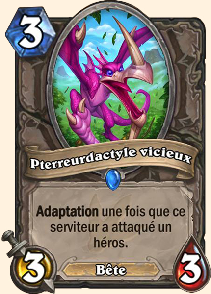 Pterreurdactyle vicieux carte Hearthstone