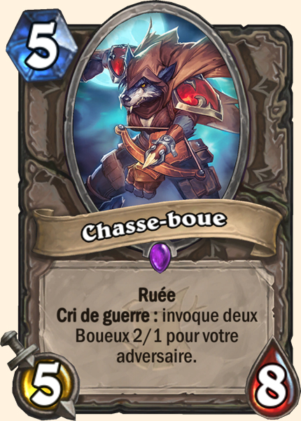 Chasse-boue carte Hearthstone