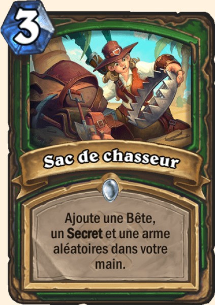 Sac de chasseur Carte Hearthstone Hearthstone Decks