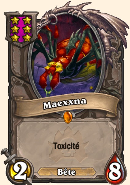 Maexxna carte Hearhstone