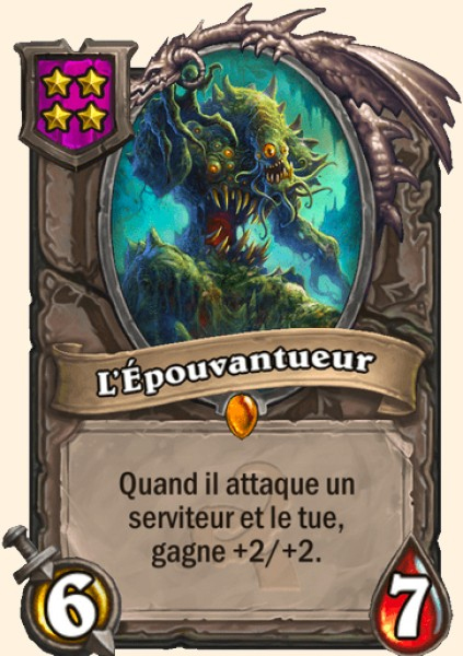 L'Epouvantueur carte Hearhstone