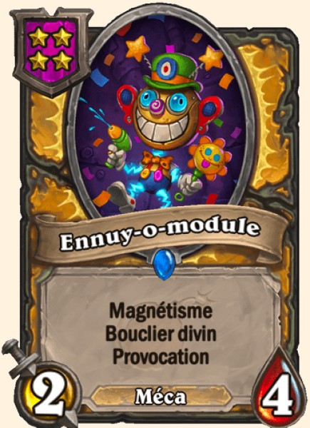 Ennuy-o-module carte Hearhstone