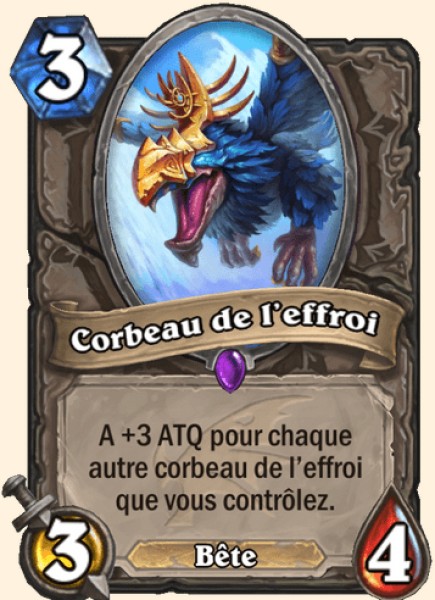 Corbeau de l effroi Carte Hearthstone Hearthstone Decks