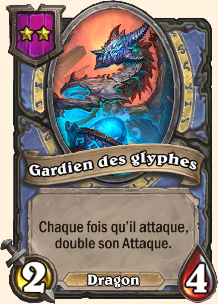 Gardien des glyphes carte Hearhstone