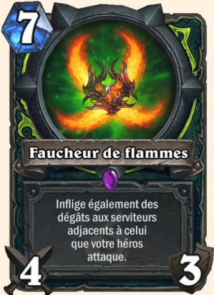 Faucheur de flammes carte Hearhstone