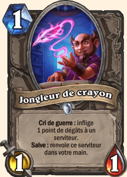 Apprenti sorcier carte Hearhstone