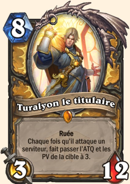 Professeur Turalyon carte Hearhstone