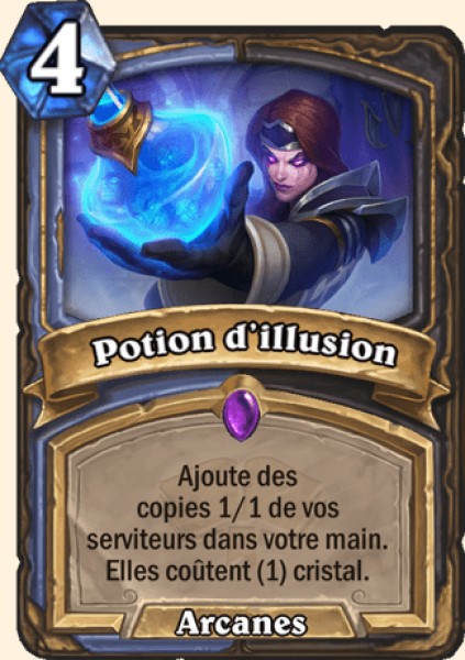 Potion d'illusion carte Hearhstone