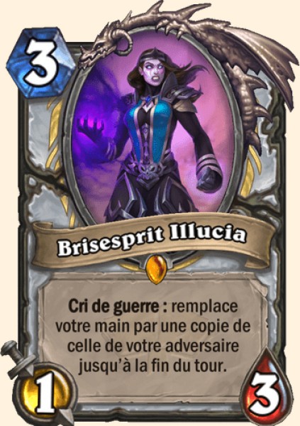 Brisesprit Illucia carte Hearhstone