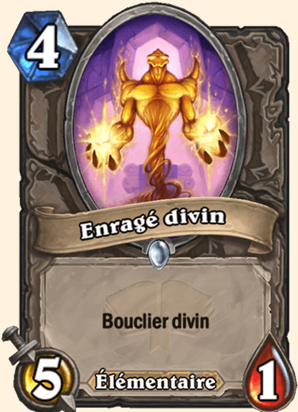 Enrage divin carte Hearhstone