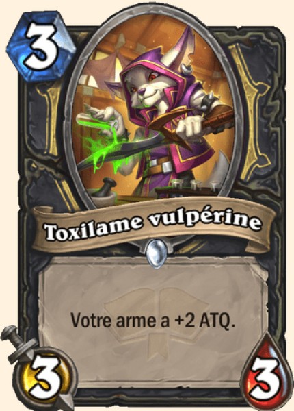 Toxilame vulperine carte Hearhstone