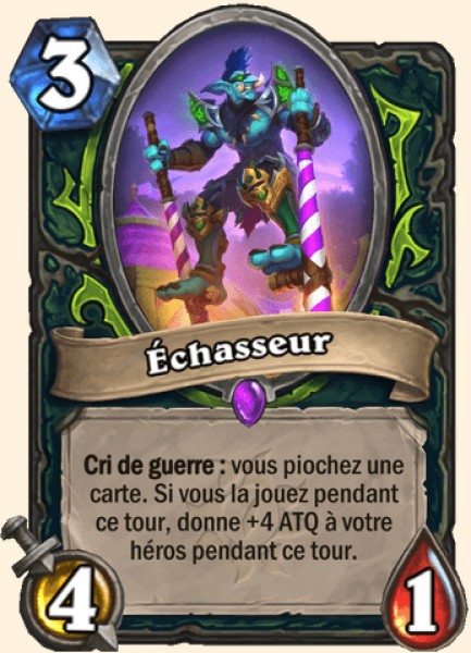 Echassier carte Hearhstone