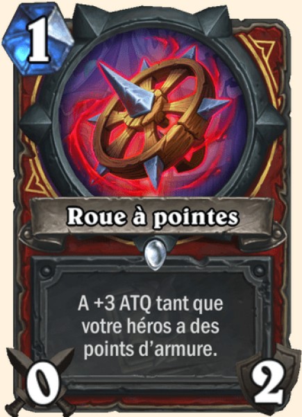 Roue a pointes carte Hearhstone