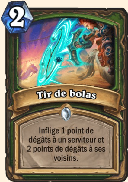 Tirs de bolas carte Hearhstone