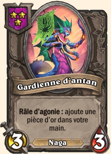 Gardienne d antan Carte Champs de bataille Hearthstone