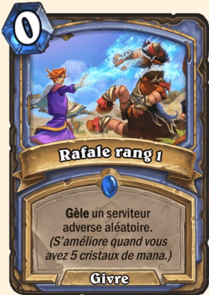 Rafale rang 1 carte Hearhstone