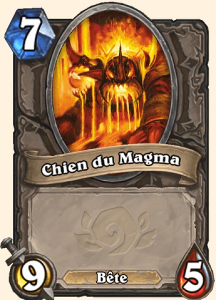 Chien du Magma carte Hearhstone