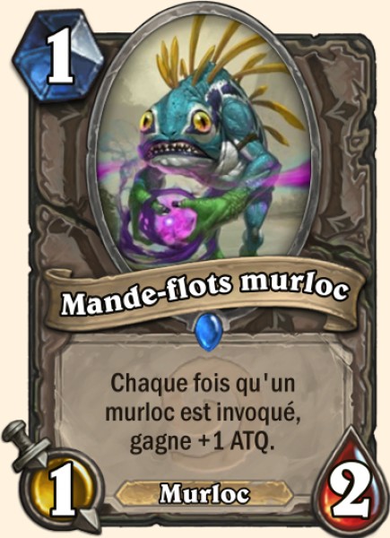 Mande-flots murloc carte Hearhstone