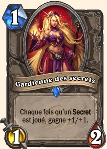 Gardienne des secrets carte Hearhstone