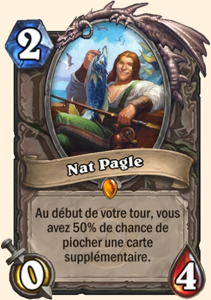 Nat Pagle carte Hearhstone