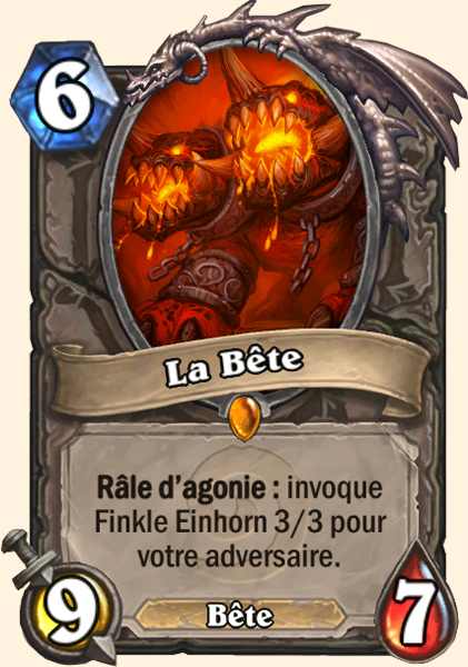 La Bete carte Hearhstone