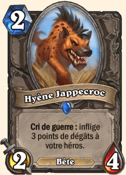 Hyène Jappecroc carte Hearthstone