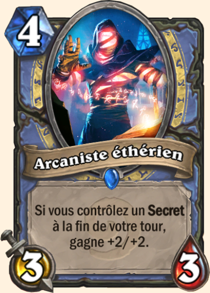 Arcaniste etherien carte Hearhstone