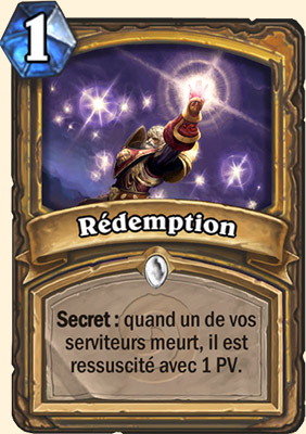 Redemption carte Hearhstone