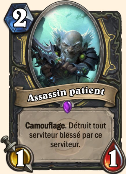 Assassin patient carte Hearhstone