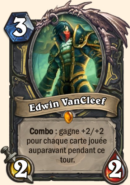 Edwin VanCleef carte Hearhstone