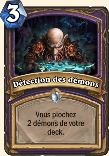 Detection des demons carte Hearhstone