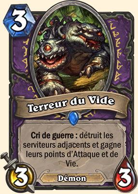 Terreur du Vide carte Hearhstone