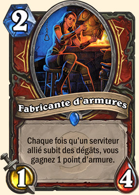 Fabricante d'armures carte Hearhstone