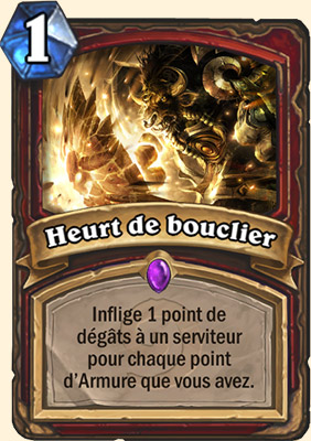 Heurt de bouclier carte Hearhstone