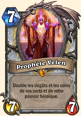 Prophete Velen carte Hearhstone