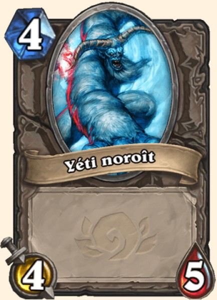 Yeti noroit carte Hearhstone