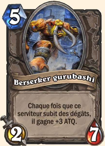 Berserker gurubashi carte Hearhstone