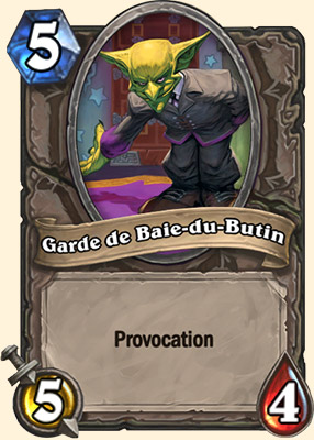 Garde de Baie-du-Butin carte Hearhstone