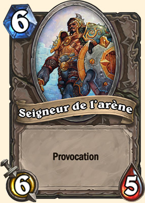 Seigneur de l'arene carte Hearhstone