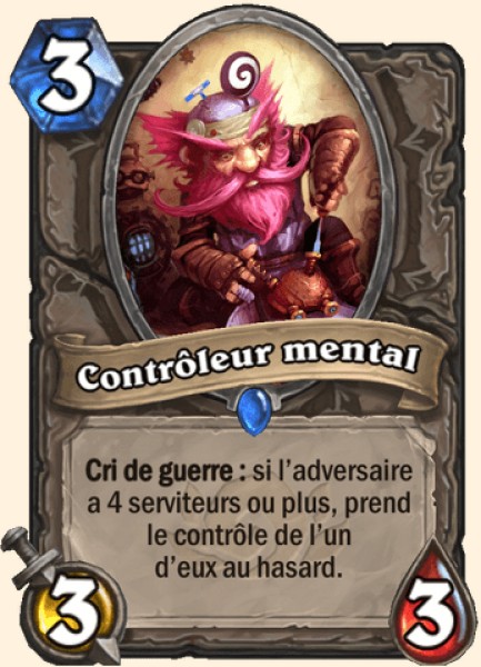 Controleur mental carte Hearhstone