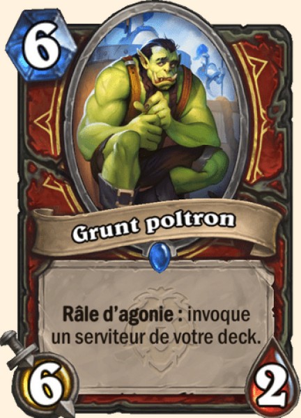 Grunt poltron carte Hearhstone