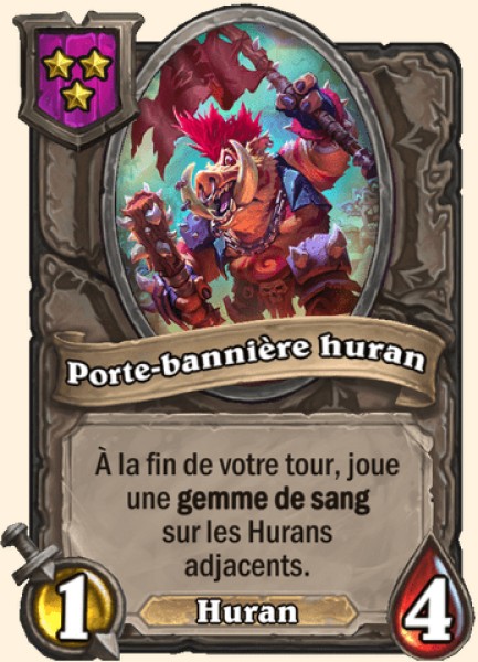 Porte-banniere huran carte Hearhstone