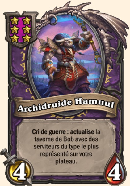 Archidruide Hamuul carte Hearhstone